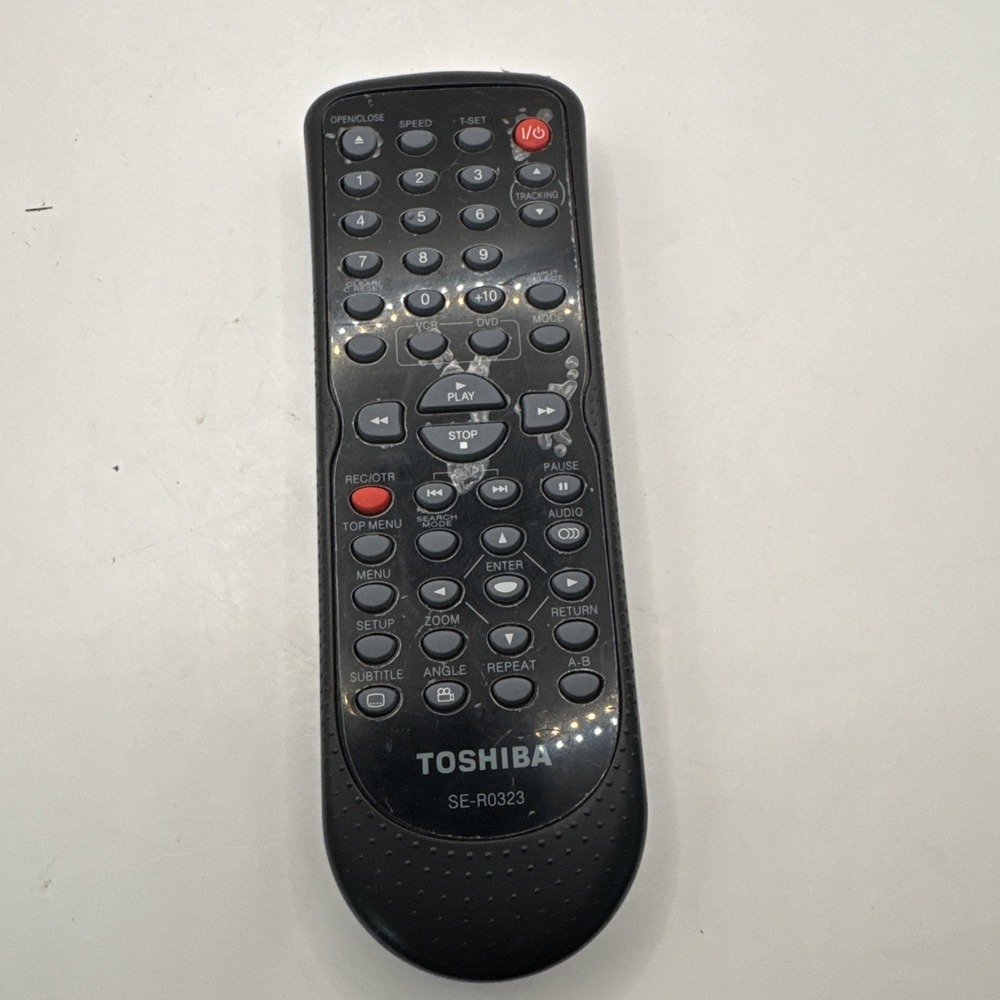Toshiba SE-R0323 DVD VCR Combo Remote Un Tested‎